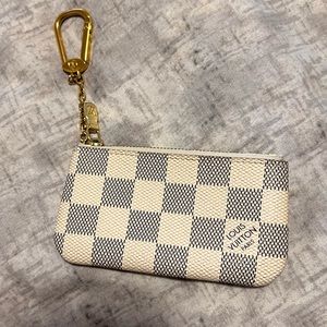 Authentic Louis Vuitton Key Cles Damier Azur